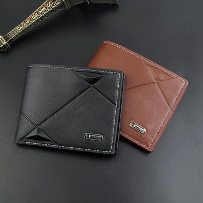 Portefeuille fin en cuir pour homme 2022: Portefeuille court à plusieurs fentes pour cartes, portefeuille jeune et porte-cartes multifonctionnel