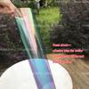 50x300cm VLT 76% Green Chameleon Car Side Window Tint, Clear Color Change Solar Foil Car Window Tinting Film UV Block 99%