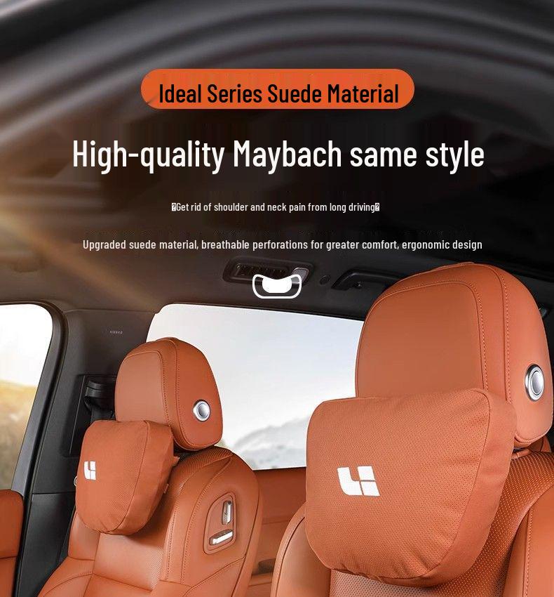 Headrest Neck and Lumbar Support Pillow for Ideal L9L8L7/ONE - Car Interior Sleep Aid