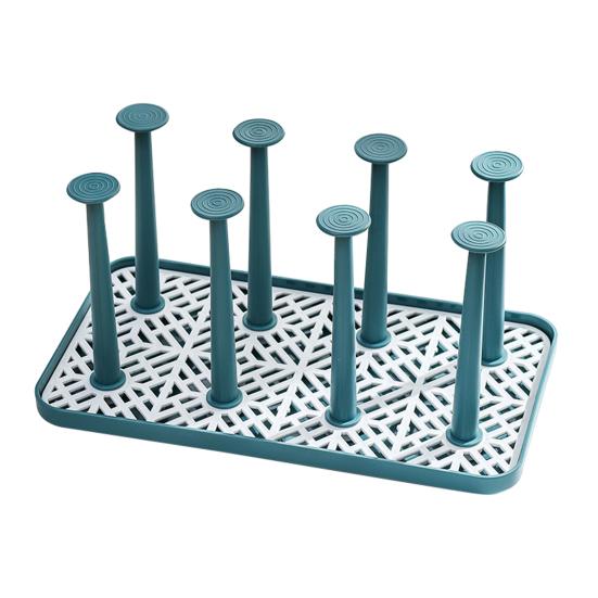 

Пыленепроницаемая сушилка для чашек, многофункциональная пластиковая подставка для слива стекла, подставка для украшения дома S