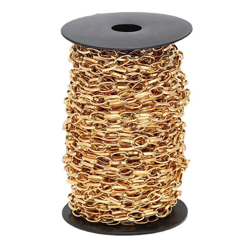 8mm Stainless Steel Wide Chain Necklace & Bracelet - Hip Hop Jewelry