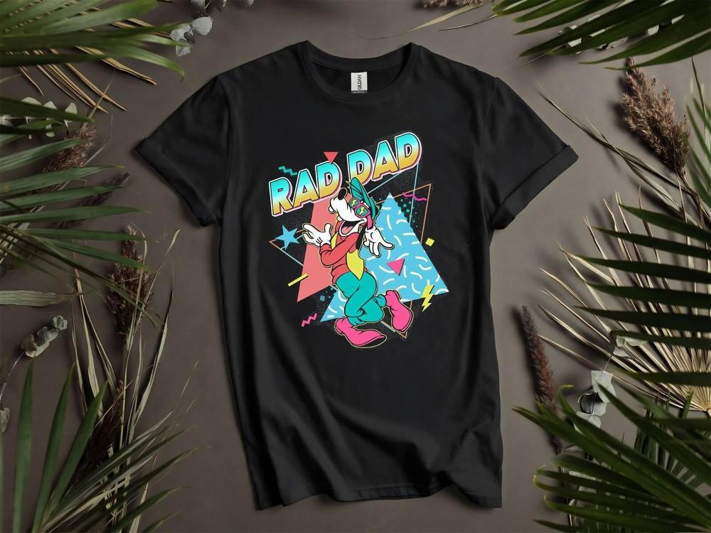 

Funny Goofy Rad Dad Retro 90 Father T-shirt T shirt Men Women Unisex Tshirt K486 M