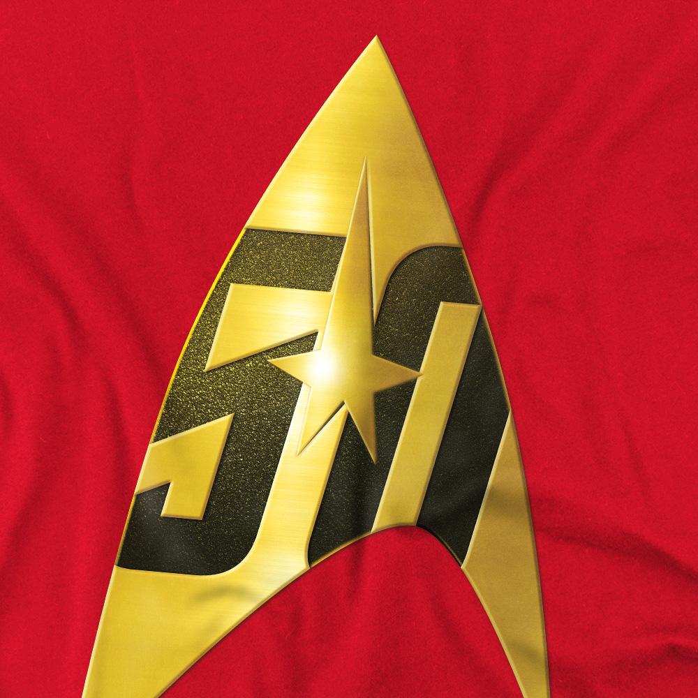 Star Trek Mens 50th Anniversary Delta T-Shirt