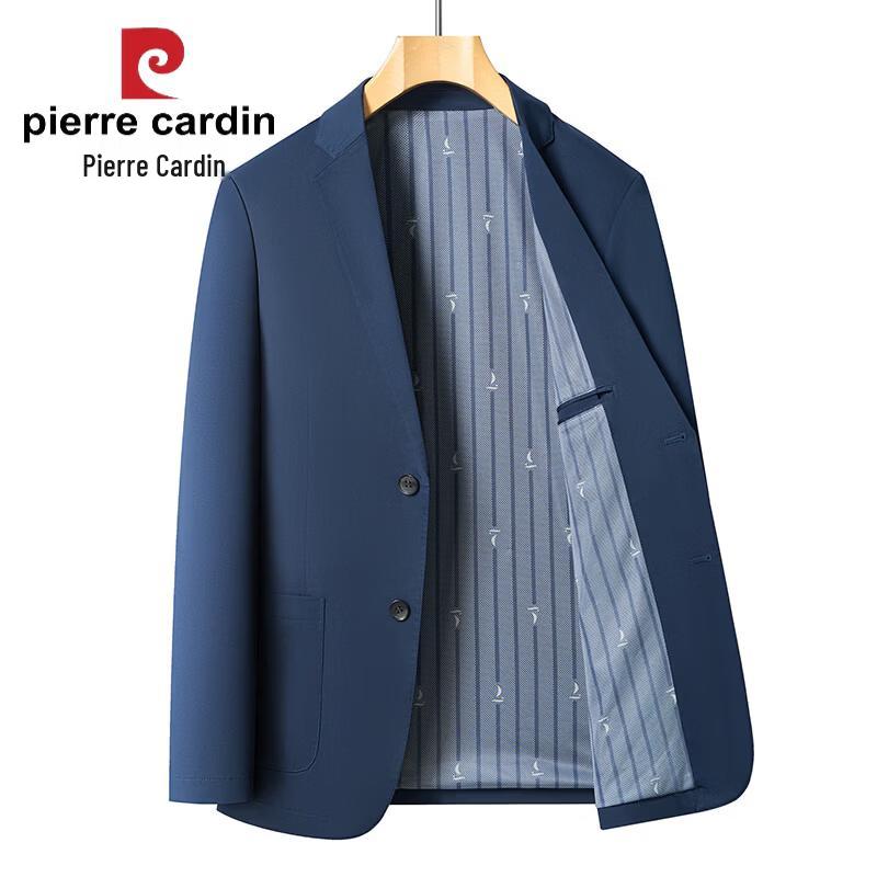 Pierre Cardin Men's Cotton Notched Lapel Blazer
