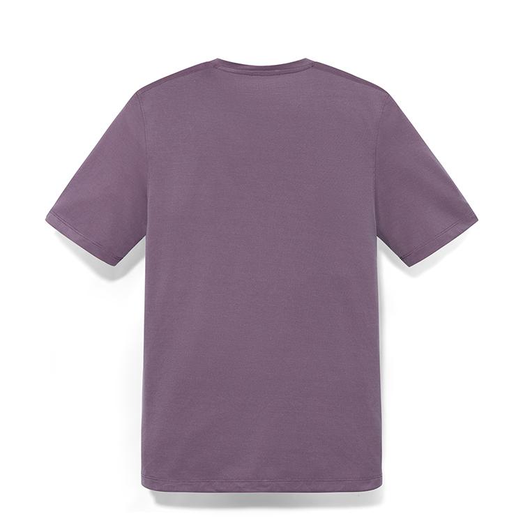 Timberland Casual Breathable Short Sleeve T-Shirt Men Tops Vintage-Violet A4215-ENX