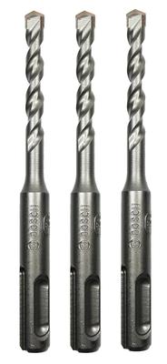 BOSCH Value Series SDS Plus Diameter X 110mm of Bits, 4.8mm (Pack 3) [SDS048110/3V]