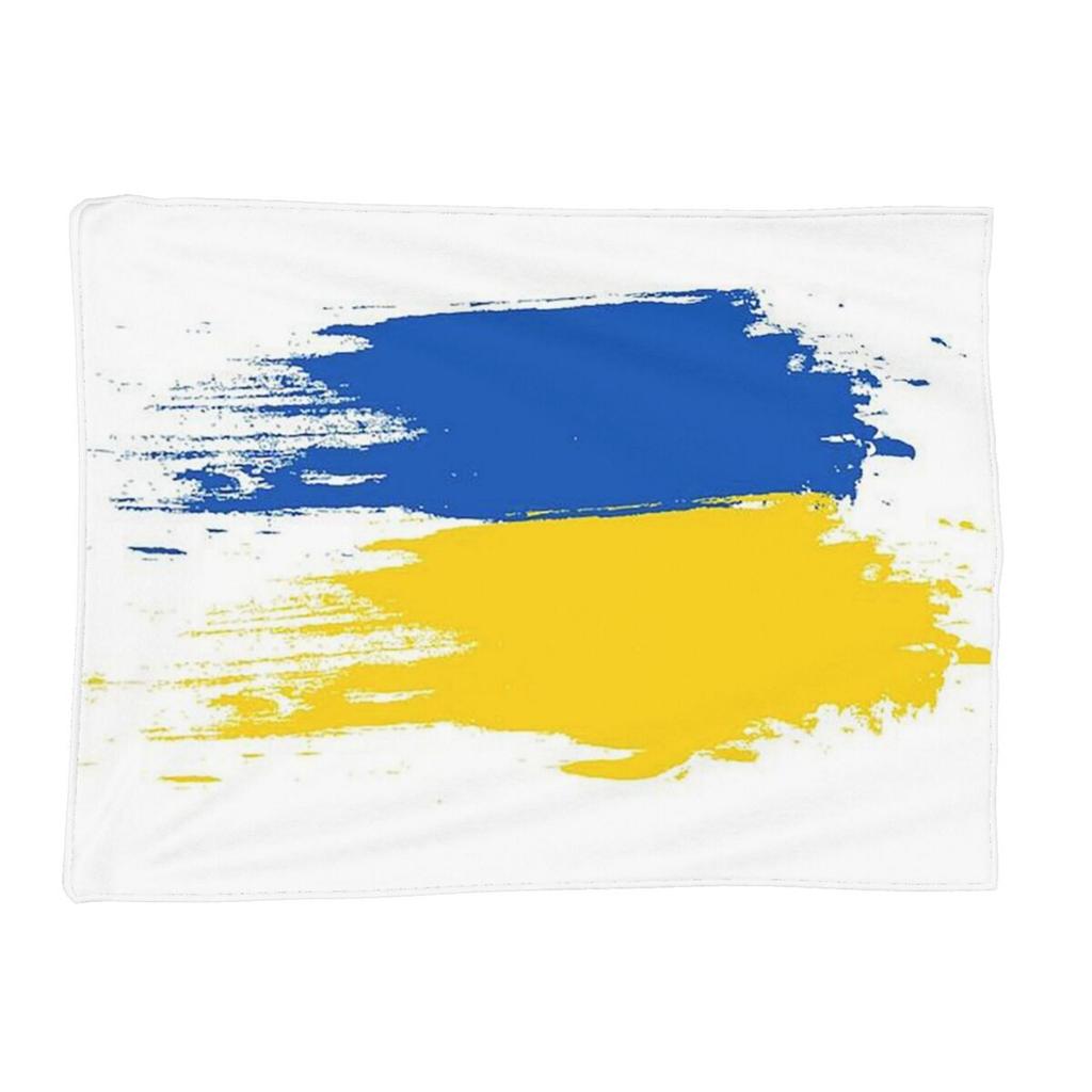 Flag Of Ukraine Blanket Soft Warm Flannel Throw Blanket Cover for Bed Living room Picnic Travel Home Couch