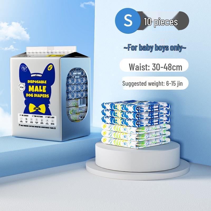 DONO'S DIARY Pet Diapers: Sanitary Pants for Female Dogs & Diapers for Male Dogs