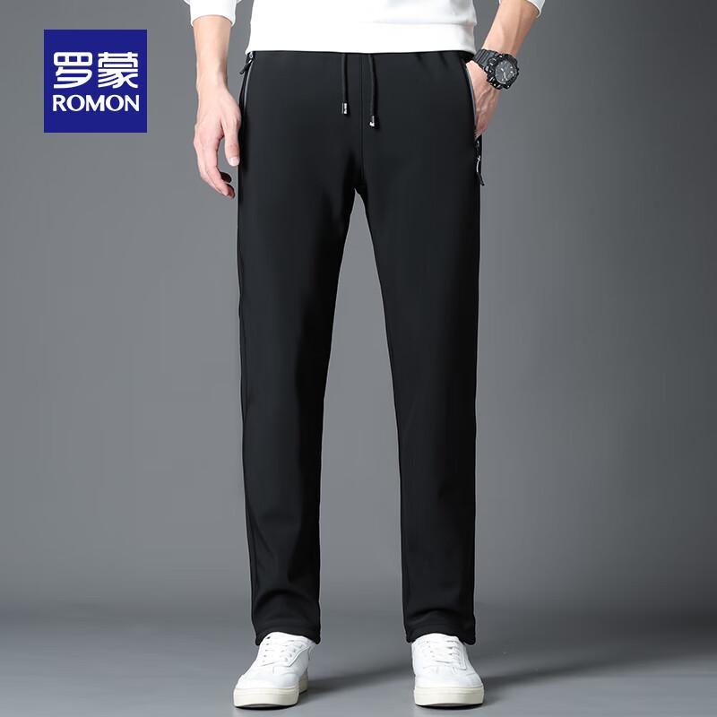 Romon Herren Warm gefütterte lässige Hose