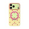ins simple polka dots apply to 17promax iPhone case 15 rotating bracket 16plus silicone 14 Korea