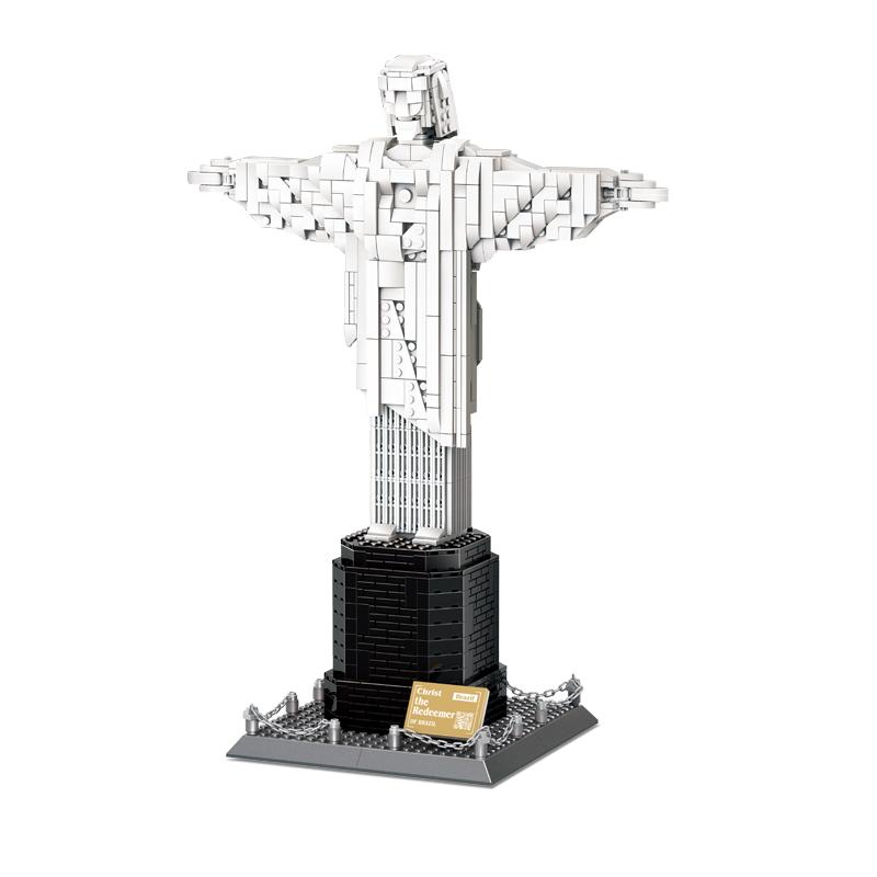 

937 Pieces Bricks World Architecture Statue Of Christ The Redeemer Building Blocks/Plastic Toys Model For Kids Adults Gift