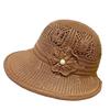 Mom's New Summer Hat, Thin and Breathable Sun Hat for Elderly Women Sun Protection Hat for Middle-Aged and Elderly People