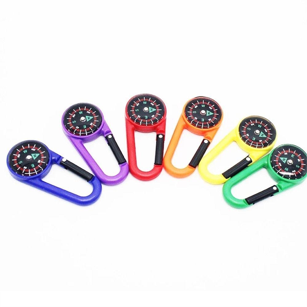 Quick-Hook Buckle Compass Survival Kit Plastic Camping Compass Hiking Compass Compass Mini Compass