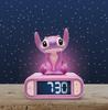 Disney Angel Night Light Alarm Sounds and Backlit LCD Glowing Snooze LEXIBOOK, Stitch, Clock, Melodies, Screen, Light,
