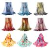 Sun-Resistant Silk Scarf Breathable Sunscreen Hijab Summer Bandana  for Women