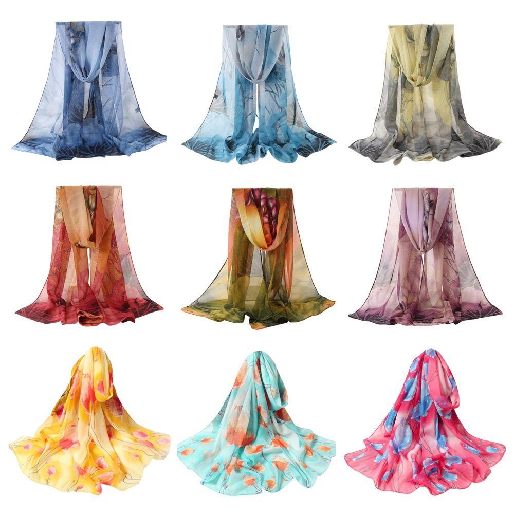 Sun-Resistant Silk Scarf Breathable Sunscreen Hijab Summer Bandana for Women