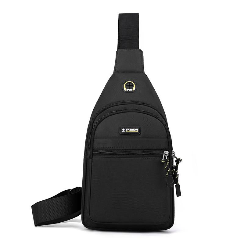 Men's breast bag, casual shoulder bag, light travel sports chest bag, versatile trend fashion men's crossbody small backpack