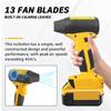 Mini Turbo Fan Blower High-Speed Brushless Motor Rechargeable Violent Household Air Duster Compact Portable Cleaning Tool