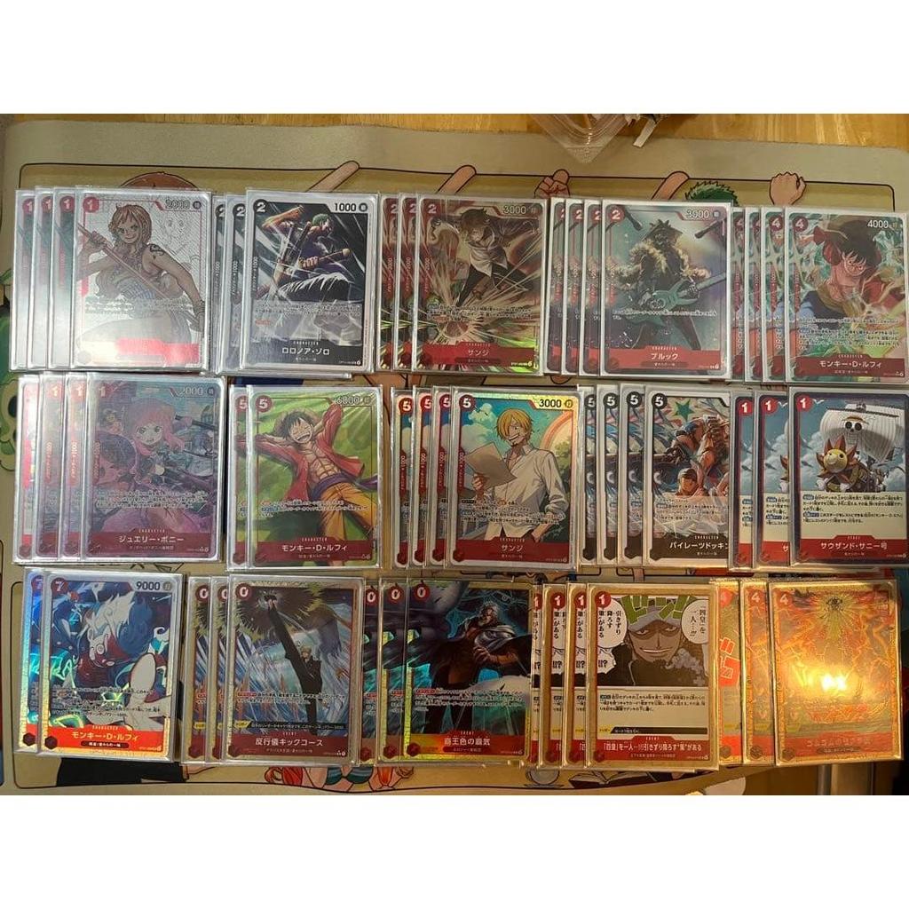 Used Flasi Championship Red-Black Sabo Deck Parallel One Piece Card Game