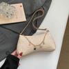 Single-shoulder Underarm Trendy Woven Cherry Style Beach Tote Bag for Women