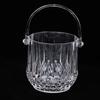 Household Acrylic Ice Container Diamond Pattern Ice Bucket with Handle Bar KTV SuppliesDiamond