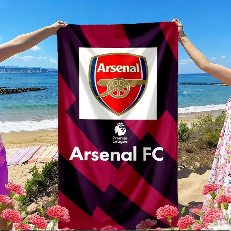 Football team.C Print Beach Towel, Versatile Lightweight Absorbent Beach Towel for Pool Surf Yoga Bathroom, Perfect Birthday Holiday Gift