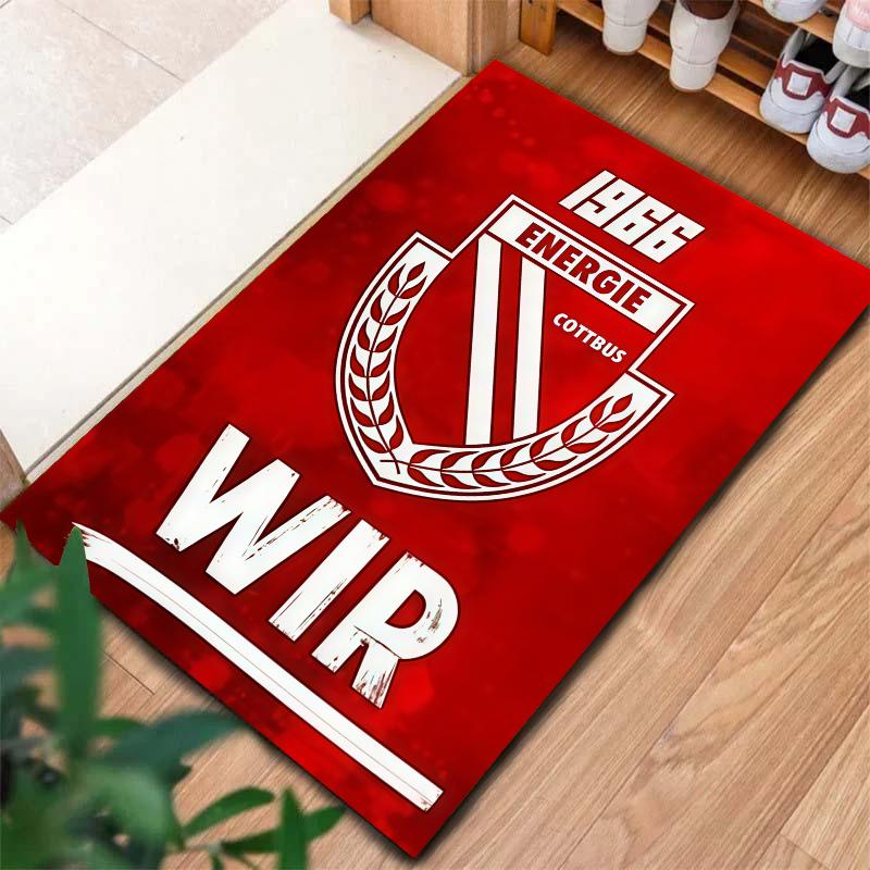 Energie Cottbus Carpet Rug for Living Room Bedroom Home Sofa Decoration,Kids play Nonslip Floor Mat