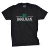 Mens Irish Clover Hooligan T Shirt Funny Saint Patricks Day Lucky Irish Tee