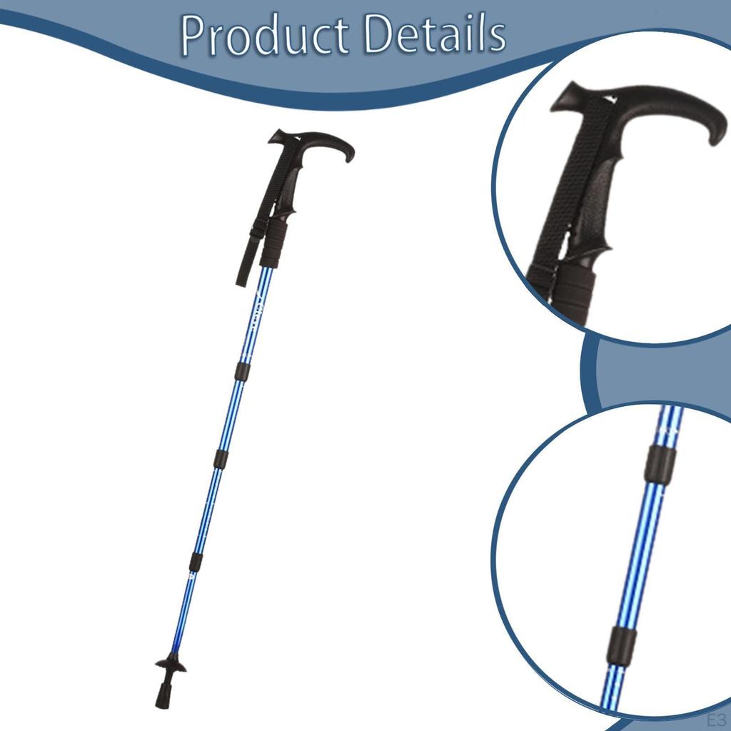Hiking Poles Adjustable Portable Walking Cane for Backpacking