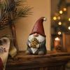 Hand Painted Craft Halloween Ghost Figurine Ornament Resin Christmas Statue Animal Desktop Small Pumpkin Prop Decorations for Home Tabletop