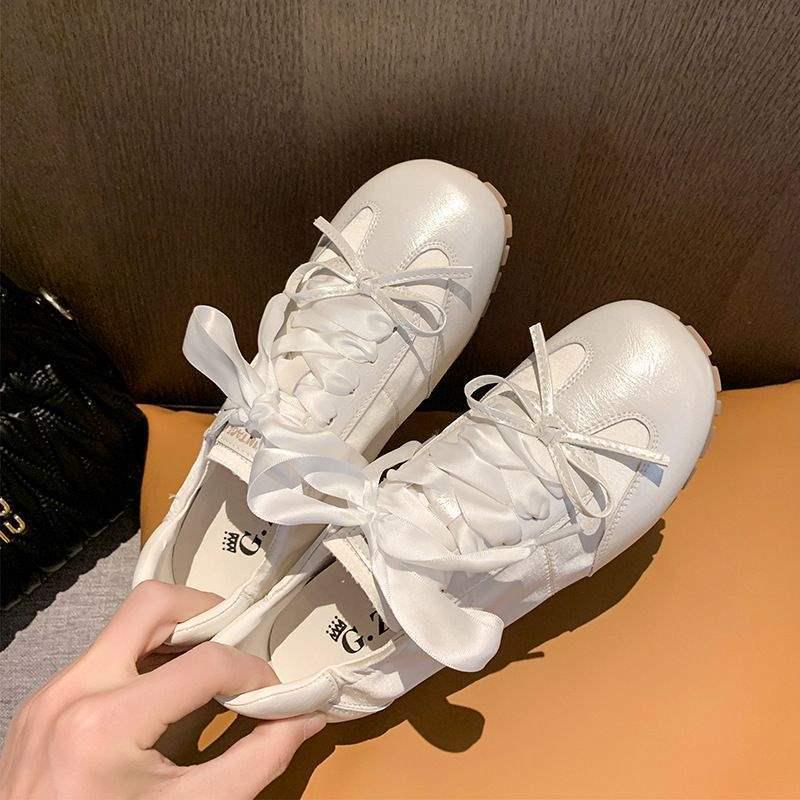 UNIITY Women's German Training Shoes - Spring 2025 Korean-Style Bow Flats