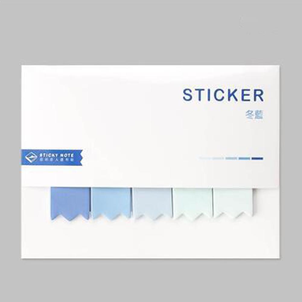 Novelty Gradient Sticky Notes Planner DIY Stickers Page Index Office School Supplies