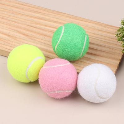 Hochelastischer Trainings-Unterhaltungsball Tennis für Wettkampftraining Übungen Elastische Faser Gummi Outdoor Tennisball