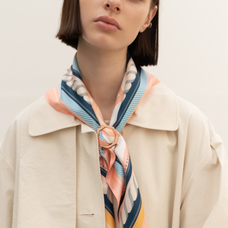 Saint Luxure Women's Long Mini Scarf Petite Hailey SL21SMSHL