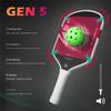 GEN5 Same Shape Pickleball Paddle Set Toray T700 Carbon Fiber Thermoformed Core USAPA Professional Tournament Complete Playing Kit
