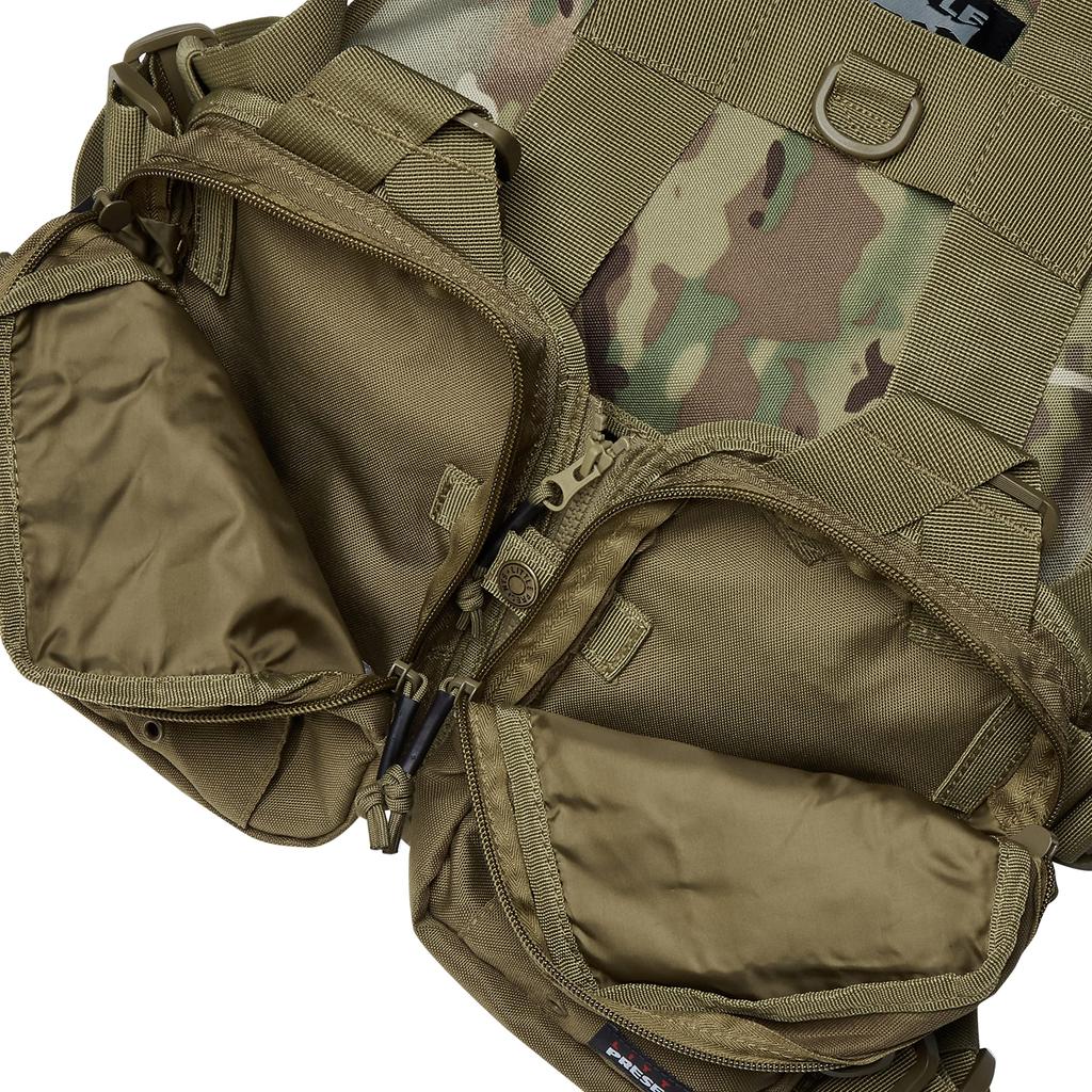 LITTLE PRESENTS Strap Vest Neo V-23 Khaki Free Size