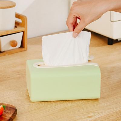 Tissue Box Wide Mouth Large Opening Easy To Refill Smooth Extraction Waterproof Wall-Mounted Napkin Organizer Home Supply