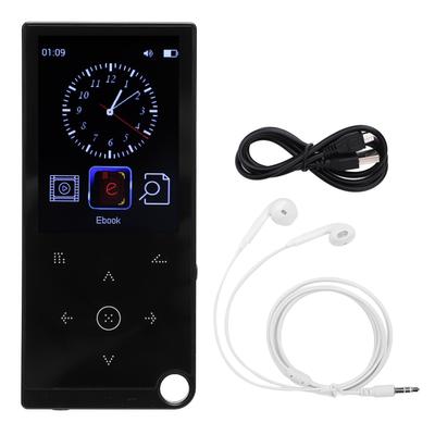 2,4 Zoll TFT Touchscreen MP3 MP4 Player Bluetooth Musikplayer Unterstützung bis zu 64GB 800mAh Akku
