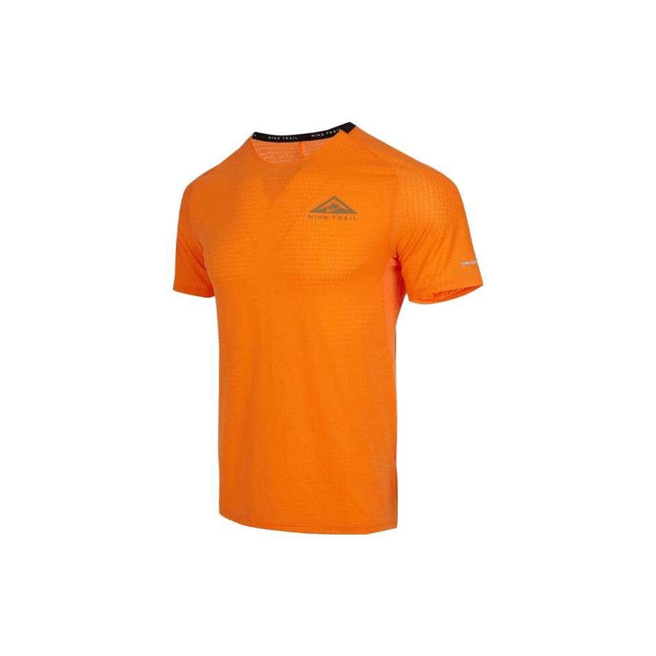 Nike Trail Dry-Fit Solar Chase T-Shirt Orange Men s DV9306-885 M