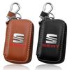 Ydsh2 Leather Car Key Case Key Full Cover For Leon 5f Ibiza 6l 6j Leon 1p Cushion Altea Xl Leon Mk Auto Accessories