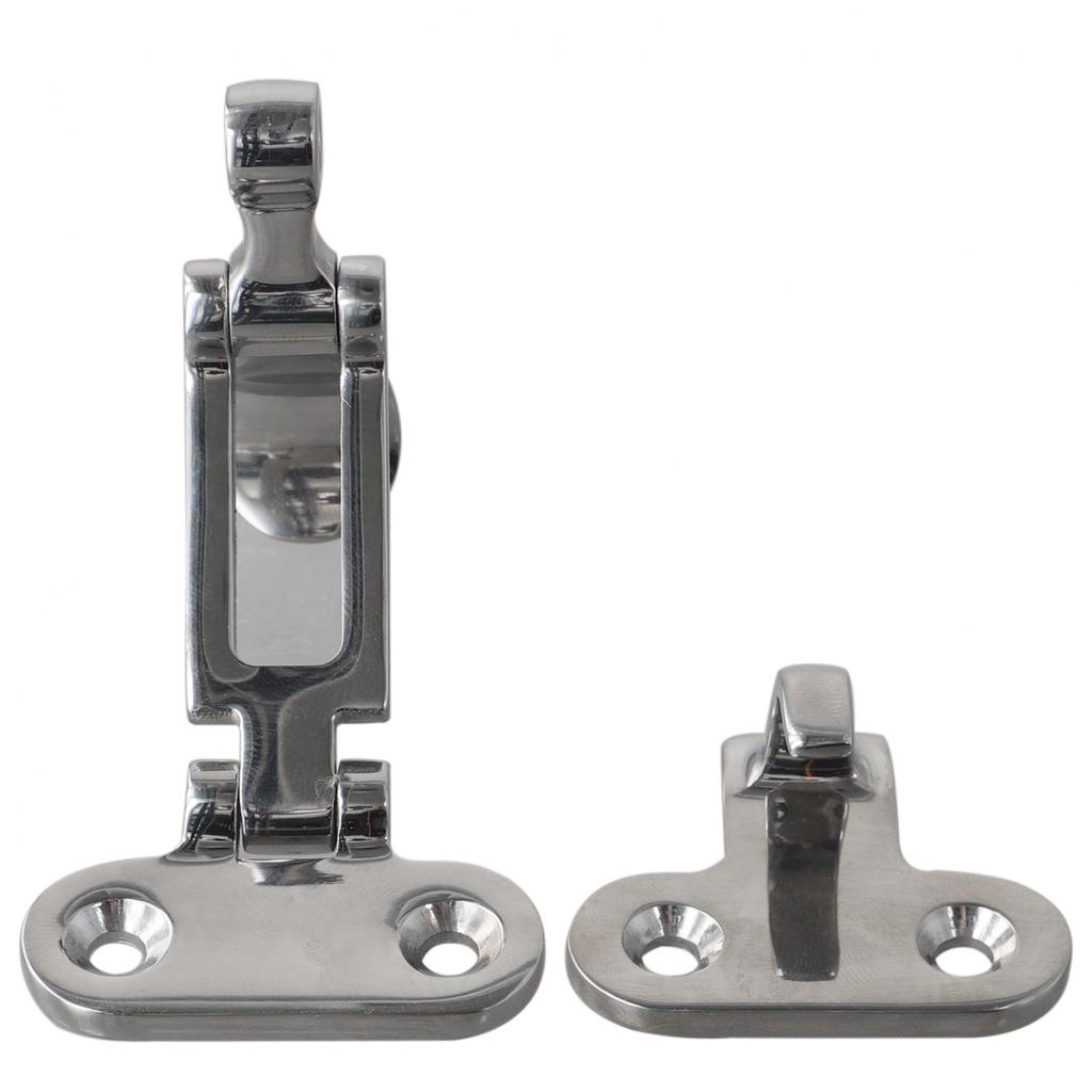 Stainless Steel Boat Lock Hatch Deck Hinge Adjustable Latch for Cabinets