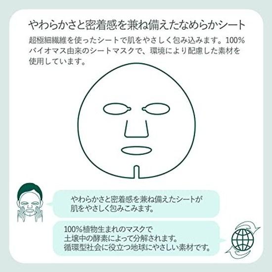 Clear Turn KOSE CICA Moist Mask Face Pack Low Irritation Large Capacity 40 Sheets Included Nose Pore 1 Sheet Bonus Moisturizing