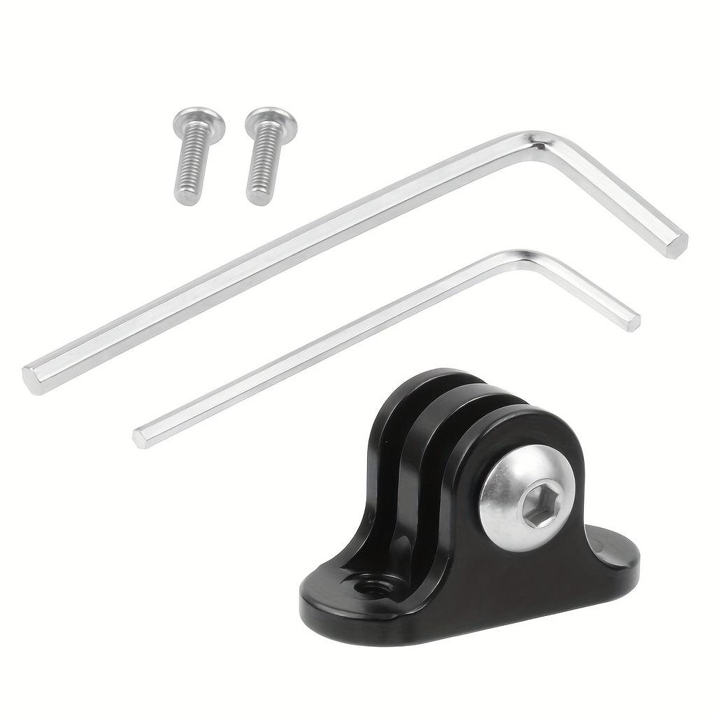 Durable Metal Camera Holder Adapter Mount Connector -Bike Computer Fixed Seat Base for Action Cameras, Compatible with Gopro 13 Phone Stand