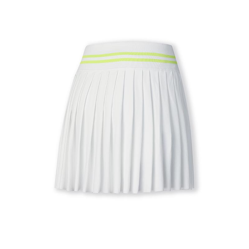 FILA Tennis 88 Athletics Minimalist Sports Skirt Pants Versatile Short Pleated Casual Skirt Women skirts Jade-White A11W523301F-WT