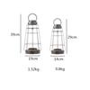 Hollowing Out Cage Portable Candlestick Metal Ironwork Retro Style Home Furnishings Courtyard Desktop Garden Ornaments Decorate