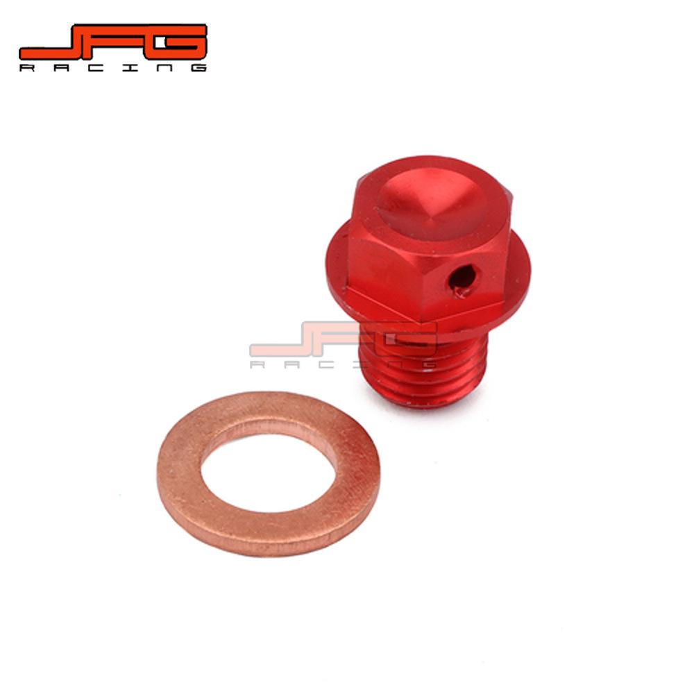 RZR570/800/900/1000 Motorcycle Red/Black Oil Drain Screws