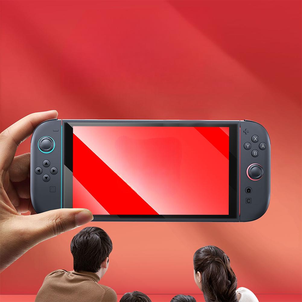 For Nintendo for Switch 2 Tempered Glass Film Anti-Scratch Screen Tempered Film Anti-Fingerprints Tempered Glass Protective Film