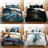 The Legend Of Zelda Colorful Cartoon Bedding Set Queen King Size Soft Material Patterned
