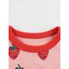 27home Korean Style Strawberry Baby round Neck Short Sleeve T-shirt