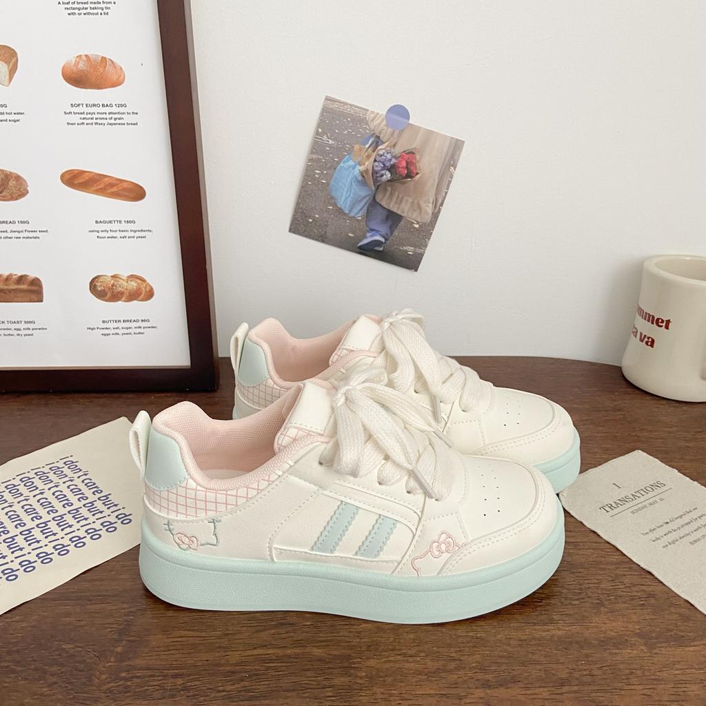 Autumn new breathable ins tide student platform leisure sports moral training board shoes